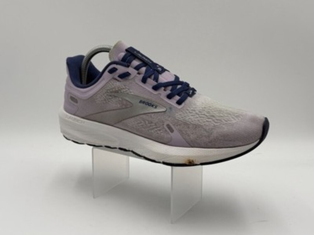 Brooks Launch 9 Women's Size 9.5B Neutral Running Shoes Lilac Purple Silver